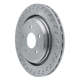 Dynamic Friction 2006-2013 Cadillac XLR Rear Drilled Brake Rotor (330x26 Vented) by Dynamic Friction Company 620-46021