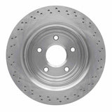 Dynamic Friction 2006-2013 Cadillac XLR Rear Drilled Brake Rotor (330x26 Vented) by Dynamic Friction Company 620-46021