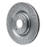 Dynamic Friction 2006-2013 Chevrolet Corvette Front Drilled Brake Rotor (355x32 Vented) by Dynamic Friction Company 620-47034