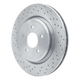 Dynamic Friction 2006-2013 Chevrolet Corvette Rear Drilled Brake Rotor (340x26 Vented) by Dynamic Friction Company 620-47035