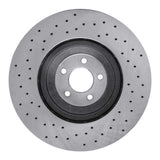 Dynamic Friction 2016-2018 Ford Mustang Left Front Drilled Brake Rotor (394x36 Vented) by Dynamic Friction Company 620-54081D