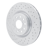 Dynamic Friction 2017-2025 Honda Civic Hatchback Front Drilled Brake Rotor (350x32 Vented) by Dynamic Friction Company 620-59065