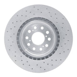 Dynamic Friction 2017-2025 Honda Civic Hatchback Front Drilled Brake Rotor (350x32 Vented) by Dynamic Friction Company 620-59065