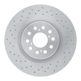 Dynamic Friction 2017-2025 Honda Civic Hatchback Front Drilled Brake Rotor (350x32 Vented) by Dynamic Friction Company 620-59065