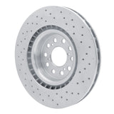 Dynamic Friction 2017-2025 Honda Civic Hatchback Front Drilled Brake Rotor (350x32 Vented) by Dynamic Friction Company 620-59065