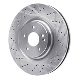 Dynamic Friction 1993-2002 Mercedes-Benz SL600 Front Drilled Brake Rotor (334x32 Vented) by Dynamic Friction Company 620-63038