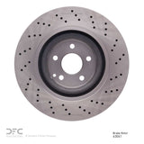 Dynamic Friction 2001-2006 Mercedes-Benz S600 Front Drilled Brake Rotor (345x32 Vented) by Dynamic Friction Company 620-63041