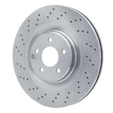 Dynamic Friction 2003-2007 Mercedes-Benz CLK55 AMG Front Drilled Brake Rotor (345x30 Vented) by Dynamic Friction Company 620-63044