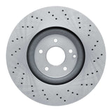 Dynamic Friction 2003-2007 Mercedes-Benz CLK55 AMG Front Drilled Brake Rotor (345x30 Vented) by Dynamic Friction Company 620-63044