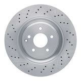 Dynamic Friction 2003-2007 Mercedes-Benz CLK55 AMG Front Drilled Brake Rotor (345x30 Vented) by Dynamic Friction Company 620-63044