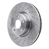 Dynamic Friction 2001-2003 Mercedes-Benz S600 Front Drilled Brake Rotor (345x32 Vented) by Dynamic Friction Company 620-63055