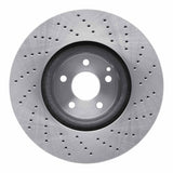 Dynamic Friction 2001-2003 Mercedes-Benz S600 Front Drilled Brake Rotor (345x32 Vented) by Dynamic Friction Company 620-63055