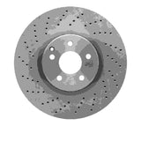 Dynamic Friction 2001-2003 Mercedes-Benz S600 Front Drilled Brake Rotor (345x32 Vented) by Dynamic Friction Company 620-63055