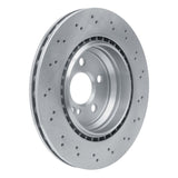 Dynamic Friction 2003-2006 Mercedes-Benz CL55 AMG Rear Drilled Brake Rotor (330x26 Vented) by Dynamic Friction Company 620-63057