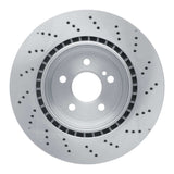 Dynamic Friction 2003-2012 Mercedes-Benz SL55 AMG Rear Drilled Brake Rotor (330x26 Vented) by Dynamic Friction Company 620-63061