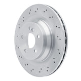 Dynamic Friction 2003-2011 Mercedes-Benz CLS55 AMG Rear Drilled Brake Rotor (330x26 Vented) by Dynamic Friction Company 620-63062