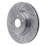 Dynamic Friction 2003-2012 Mercedes-Benz E550 Front Drilled Brake Rotor (330x32.1 Vented) by Dynamic Friction Company 620-63063