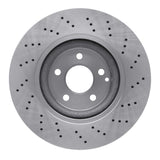 Dynamic Friction 2003-2012 Mercedes-Benz E550 Front Drilled Brake Rotor (330x32.1 Vented) by Dynamic Friction Company 620-63063
