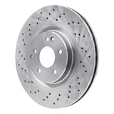 Dynamic Friction 2003-2011 Mercedes-Benz CLK350 Front Drilled Brake Rotor (330x28.1 Vented) by Dynamic Friction Company 620-63070