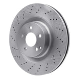 Dynamic Friction 2007-2014 Mercedes-Benz S400 (USA) Front Drilled Brake Rotor (350x32 Vented) by Dynamic Friction Company 620-63075