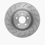 Dynamic Friction 2007-2014 Mercedes-Benz S400 (USA) Front Drilled Brake Rotor (350x32 Vented) by Dynamic Friction Company 620-63075