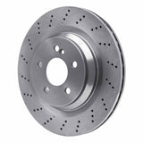 Dynamic Friction 2010-2014 Mercedes-Benz CL550 Rear Drilled Brake Rotor (320x24 Vented) by Dynamic Friction Company 620-63076