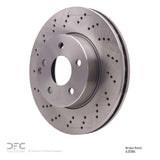 Dynamic Friction 2008-2015 Mercedes-Benz C250 Front Drilled Brake Rotor (295x28 Vented) by Dynamic Friction Company 620-63084