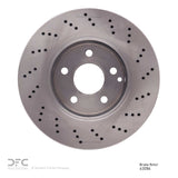 Dynamic Friction 2008-2015 Mercedes-Benz C250 Front Drilled Brake Rotor (295x28 Vented) by Dynamic Friction Company 620-63084