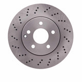 Dynamic Friction 2008-2015 Mercedes-Benz C250 Front Drilled Brake Rotor (295x28 Vented) by Dynamic Friction Company 620-63084