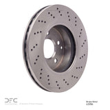 Dynamic Friction 2008-2015 Mercedes-Benz C250 Front Drilled Brake Rotor (295x28 Vented) by Dynamic Friction Company 620-63084