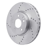 Dynamic Friction 2008-2016 Mercedes-Benz C300 Sedan Front Drilled Brake Rotor (322x32 Vented) by Dynamic Friction Company 620-63085