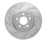 Dynamic Friction 2008-2016 Mercedes-Benz C300 Sedan Front Drilled Brake Rotor (322x32 Vented) by Dynamic Friction Company 620-63085