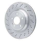 Dynamic Friction 2013-2020 Mercedes-Benz SL400 Rear Drilled Brake Rotor (320x24 Vented) by Dynamic Friction Company 620-63102