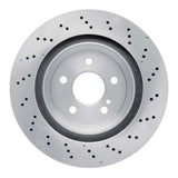 Dynamic Friction 2013-2020 Mercedes-Benz SL400 Rear Drilled Brake Rotor (320x24 Vented) by Dynamic Friction Company 620-63102