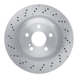 Dynamic Friction 2013-2020 Mercedes-Benz SL400 Rear Drilled Brake Rotor (320x24 Vented) by Dynamic Friction Company 620-63102