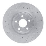 Dynamic Friction 2013-2020 Mercedes-Benz SL400 Front Drilled Brake Rotor (342x32 Vented) by Dynamic Friction Company 620-63105