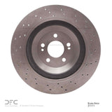 Dynamic Friction 2015-2017 Mercedes-Benz S600 Rear Drilled Brake Rotor (360x26 Vented) by Dynamic Friction Company 620-63111