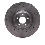 Dynamic Friction 2014-2021 Mercedes-Benz S400 (Canada & Mexico) Front Drilled Brake Rotor (370x36 Vented) by Dynamic Friction Company 620-63112