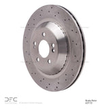 Dynamic Friction 2014-2021 Mercedes-Benz Maybach S550 Rear Drilled Brake Rotor (340x24 Vented) by Dynamic Friction Company 620-63113