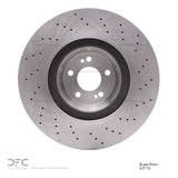 Dynamic Friction 2015-2017 Mercedes-Benz S600 Front Drilled Brake Rotor (390x36 Vented) by Dynamic Friction Company 620-63116