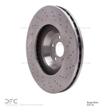 Dynamic Friction 2015-2017 Mercedes-Benz S600 Front Drilled Brake Rotor (390x36 Vented) by Dynamic Friction Company 620-63116