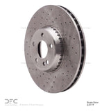 Dynamic Friction 2015-2023 Mercedes-Benz C300 Coupe & Convertible Front Drilled Brake Rotor (342x32 Vented) by Dynamic Friction Company 620-63119