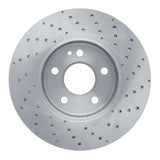 Dynamic Friction 2012-2017 Mercedes-Benz A200 (Mexico) Front Drilled Brake Rotor (295x28 Vented) by Dynamic Friction Company 620-63120