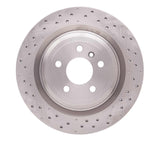 Dynamic Friction 2012-2015 Mercedes-Benz ML550 Rear Drilled Brake Rotor (330x22 Vented) by Dynamic Friction Company 620-63140