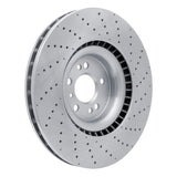 Dynamic Friction 2012-2019 Mercedes-Benz GL450 Front Drilled Brake Rotor (375x36 Vented) by Dynamic Friction Company 620-63145