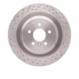 Dynamic Friction 2013-2013 Mercedes-Benz GL550 Rear Drilled Brake Rotor (345x22 Vented) by Dynamic Friction Company 620-63149