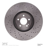 Dynamic Friction 2016-2023 Mercedes-Benz E450 Front Drilled Brake Rotor (360x36 Vented) by Dynamic Friction Company 620-63152