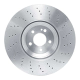 Dynamic Friction 2019-2023 Mercedes-Benz CLS53 AMG Front Drilled Brake Rotor (370x36 Vented) by Dynamic Friction Company 620-63178