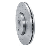 Dynamic Friction 2020-2025 Mercedes-Benz GLA35 AMG Front Drilled Brake Rotor (350x32 Vented) by Dynamic Friction Company 620-63188