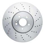 Dynamic Friction 2020-2025 Mercedes-Benz GLA35 AMG Front Drilled Brake Rotor (350x32 Vented) by Dynamic Friction Company 620-63188